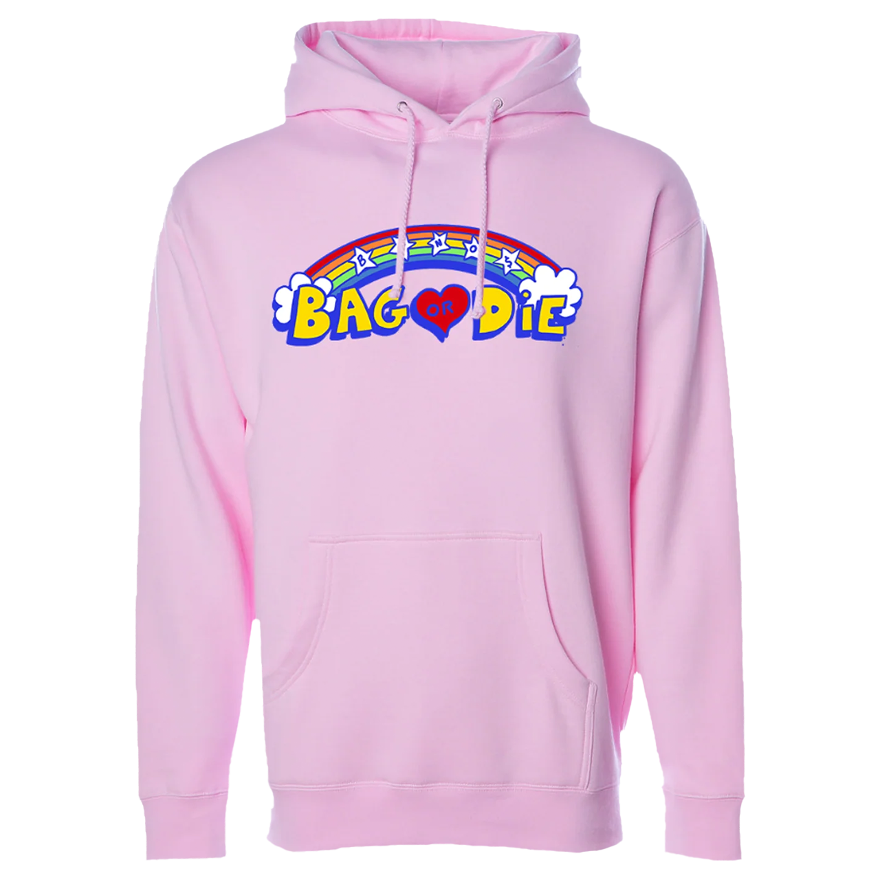 Bag Or Die Rainbow Pullover Hoodie