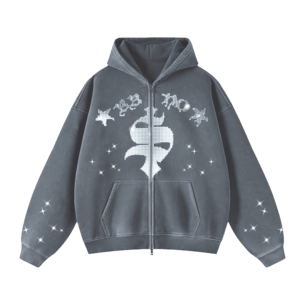 2026 bbno$ - Bling Full Zip Hoodie – bbno$ Official Merchandise