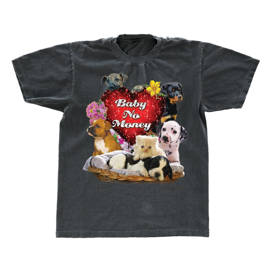 Vintage Black Puppy Tee